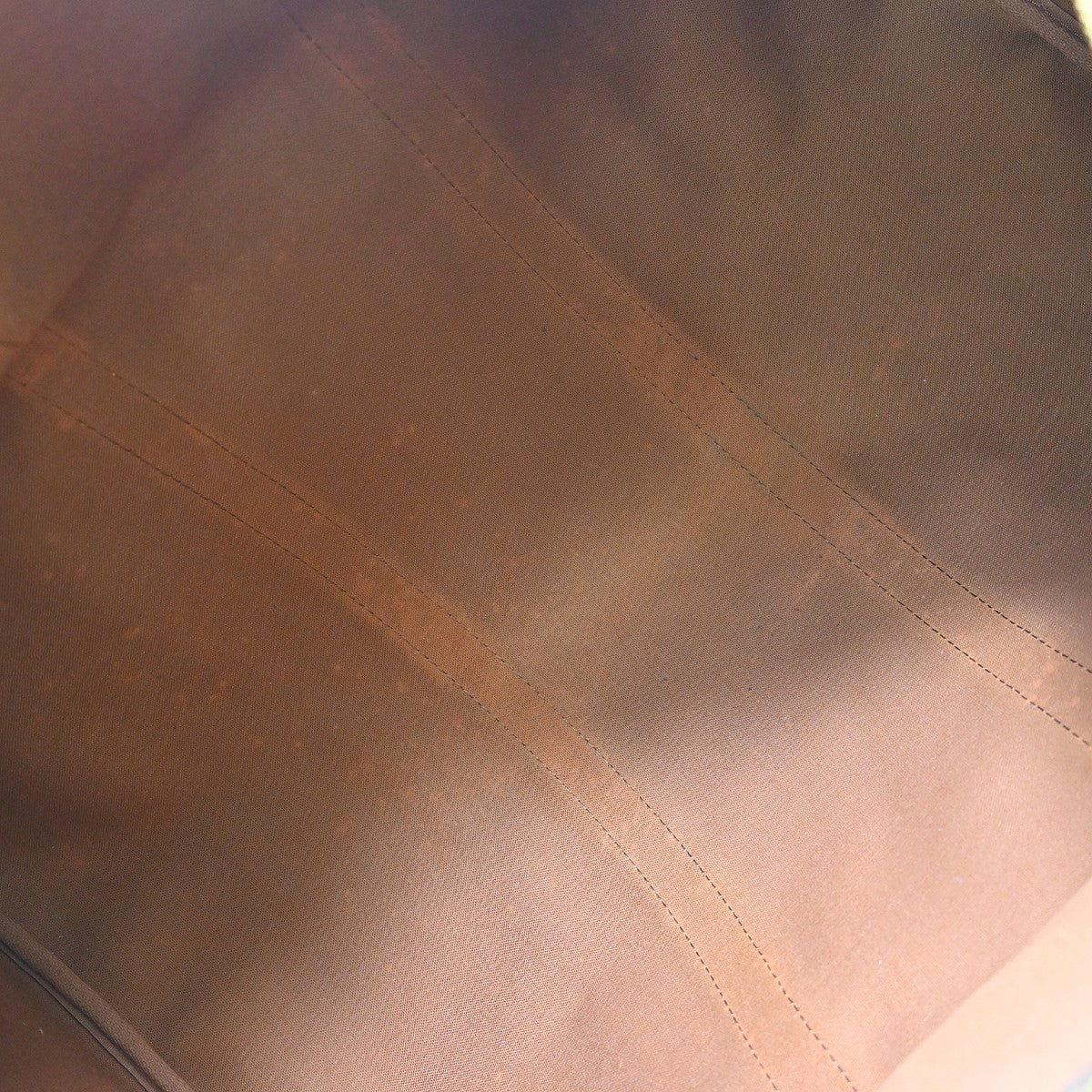 Louis Vuitton Keepall Bag Monogram Canvas Brown Canvas Travel Bag Bag (Pre-Owned)