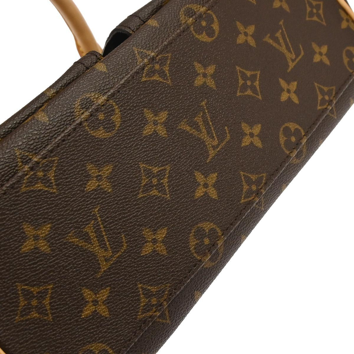 Louis Vuitton Manhattan Handbag Monogram Canvas Brown Canvas Handbag (Pre-Owned)