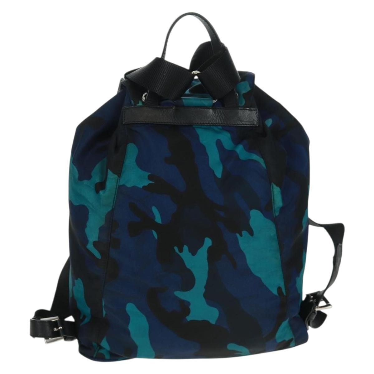 Prada Camouflage Backpack Tessuto Multicolour Nylon Backpack Bag (Pre-Owned)