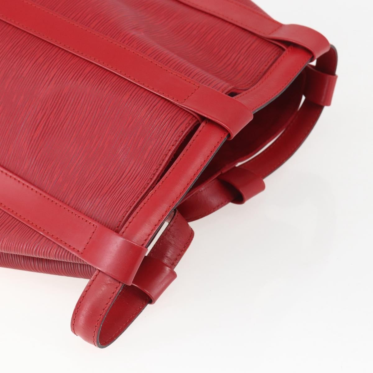 Louis Vuitton Randonnee Backpack Epi Leather Red Leather Shoulder Bag Bag (Pre-Owned)