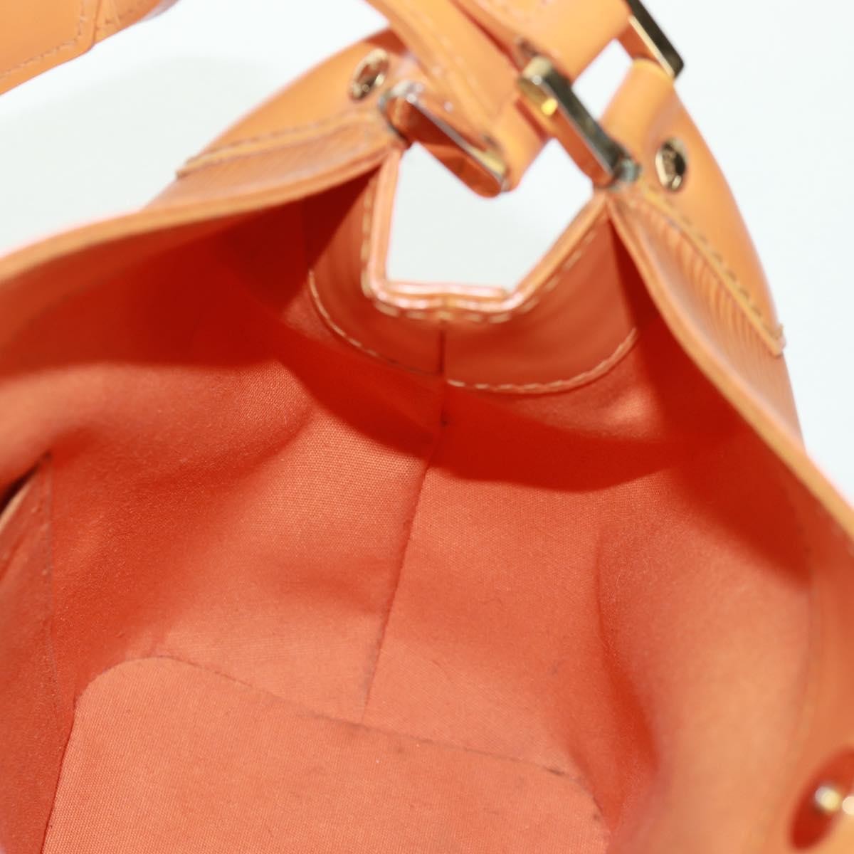 Louis Vuitton Mandara Handbag Epi Leather Orange Leather Shoulder Bag Bag (Pre-Owned)