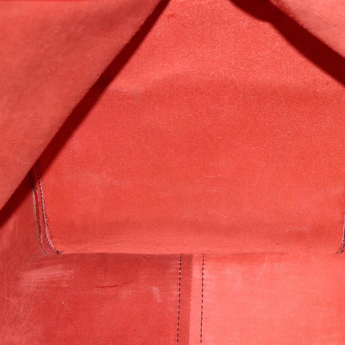 Louis Vuitton Keepall Bag Epi Leather Red Leather Travel Bag Bag (Pre-Owned)