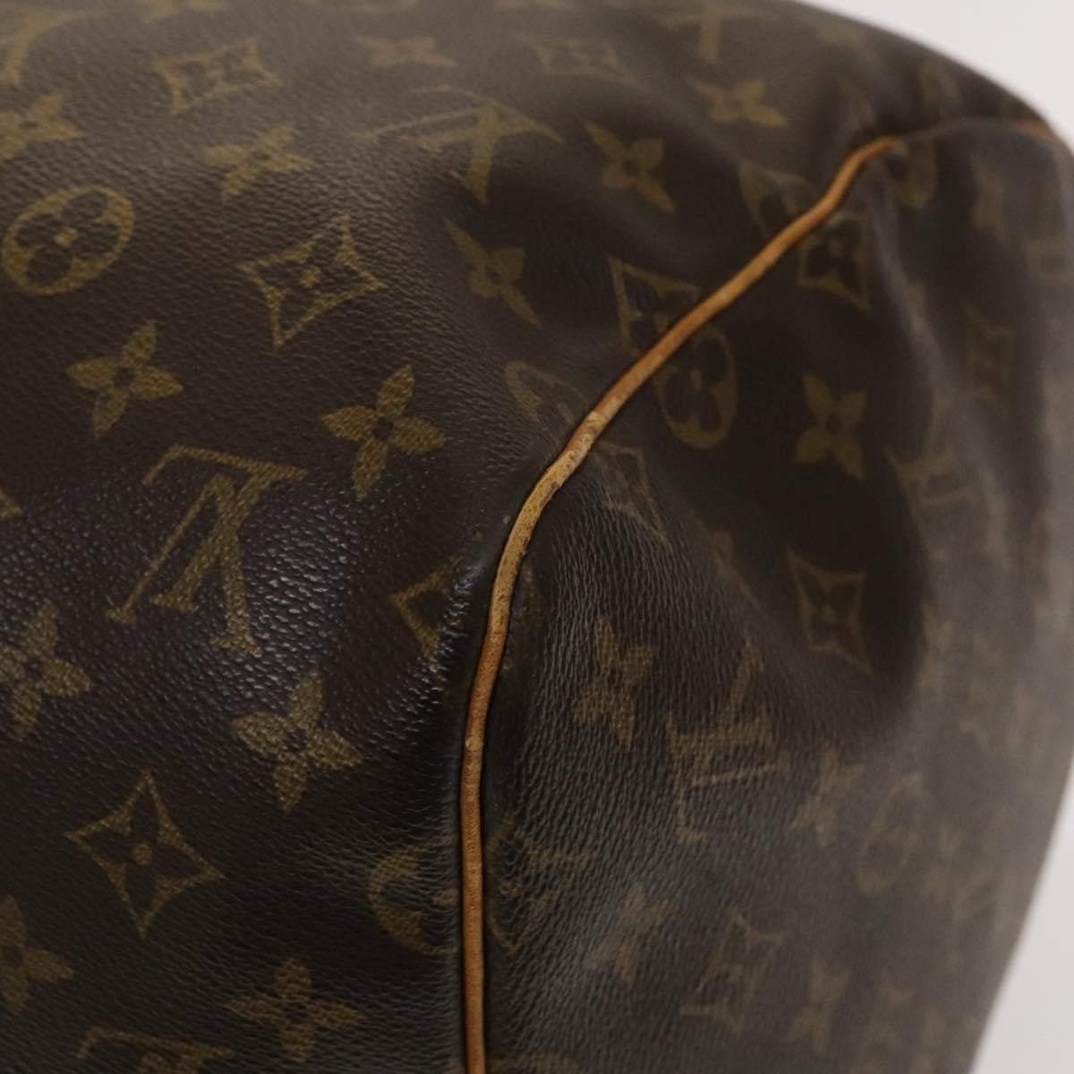 Louis Vuitton Keepall Bag Monogram Canvas Brown Canvas Travel Bag Bag (Pre-Owned)