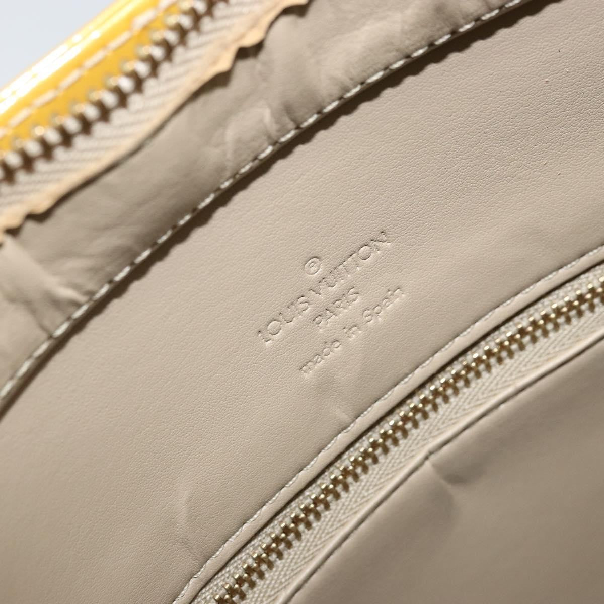 Louis Vuitton Houston Handbag Monogram Vernis Beige Patent_Leather Tote Bag Bag (Pre-Owned)