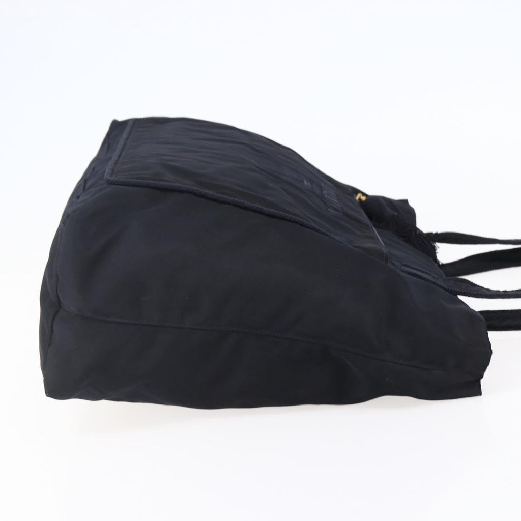 Prada Front Pocket Zip Tote Tessuto Black Nylon Tote Bag Bag (Pre-Owned)