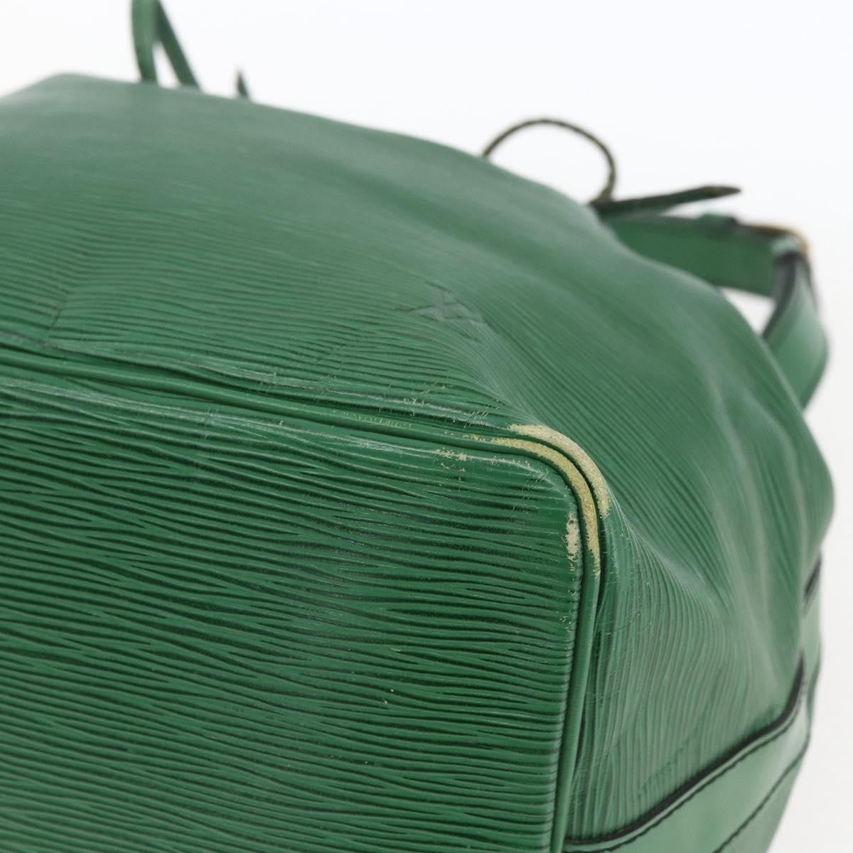 Louis Vuitton Petit Noe Handbag Epi Leather Green Leather Shoulder Bag Bag (Pre-Owned)