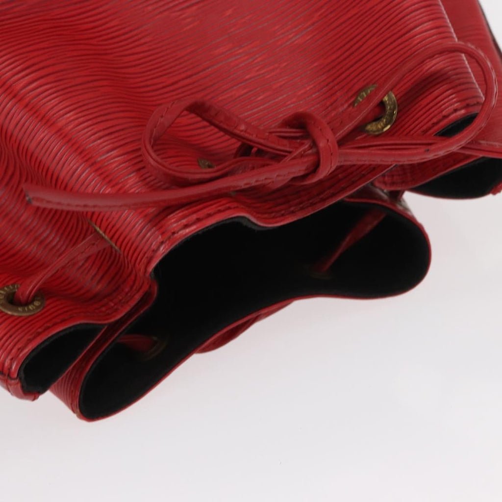 Louis Vuitton Noe Handbag Epi Leather Red Leather Shoulder Bag Bag (Pre-Owned)