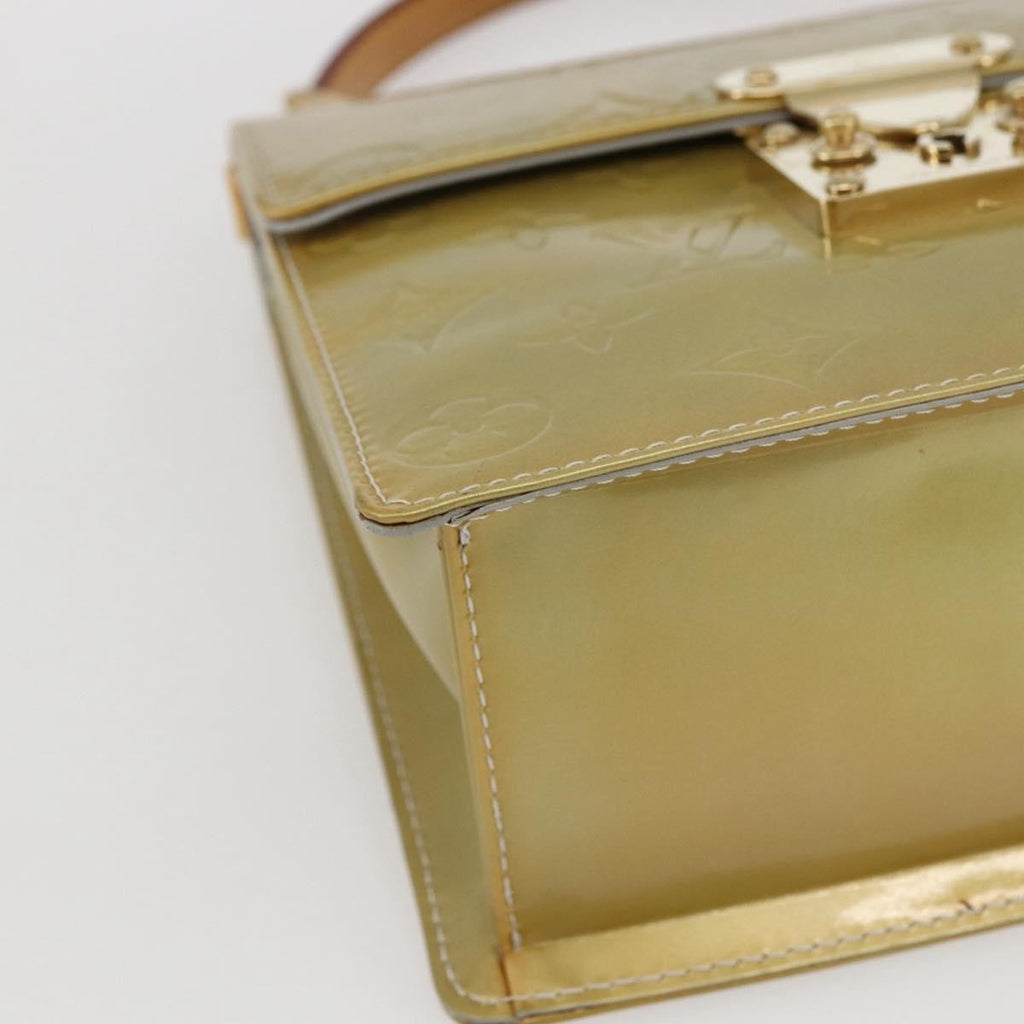Louis Vuitton Spring Street Nm Handbag Patent Leather Gray Patent_Leather Handbag (Pre-Owned)