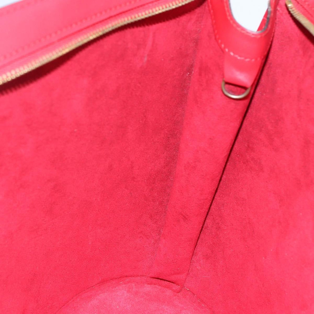 Louis Vuitton Saint Jacques Handbag Epi Leather Red Leather Shoulder Bag Bag (Pre-Owned)