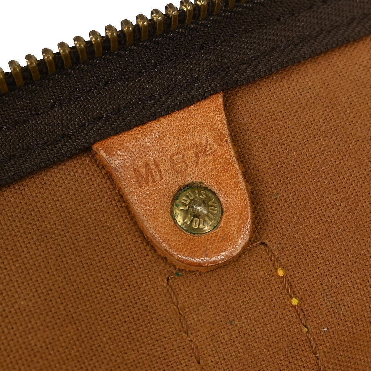Louis Vuitton Keepall Bag Monogram Canvas Brown Canvas Travel Bag Bag (Pre-Owned)
