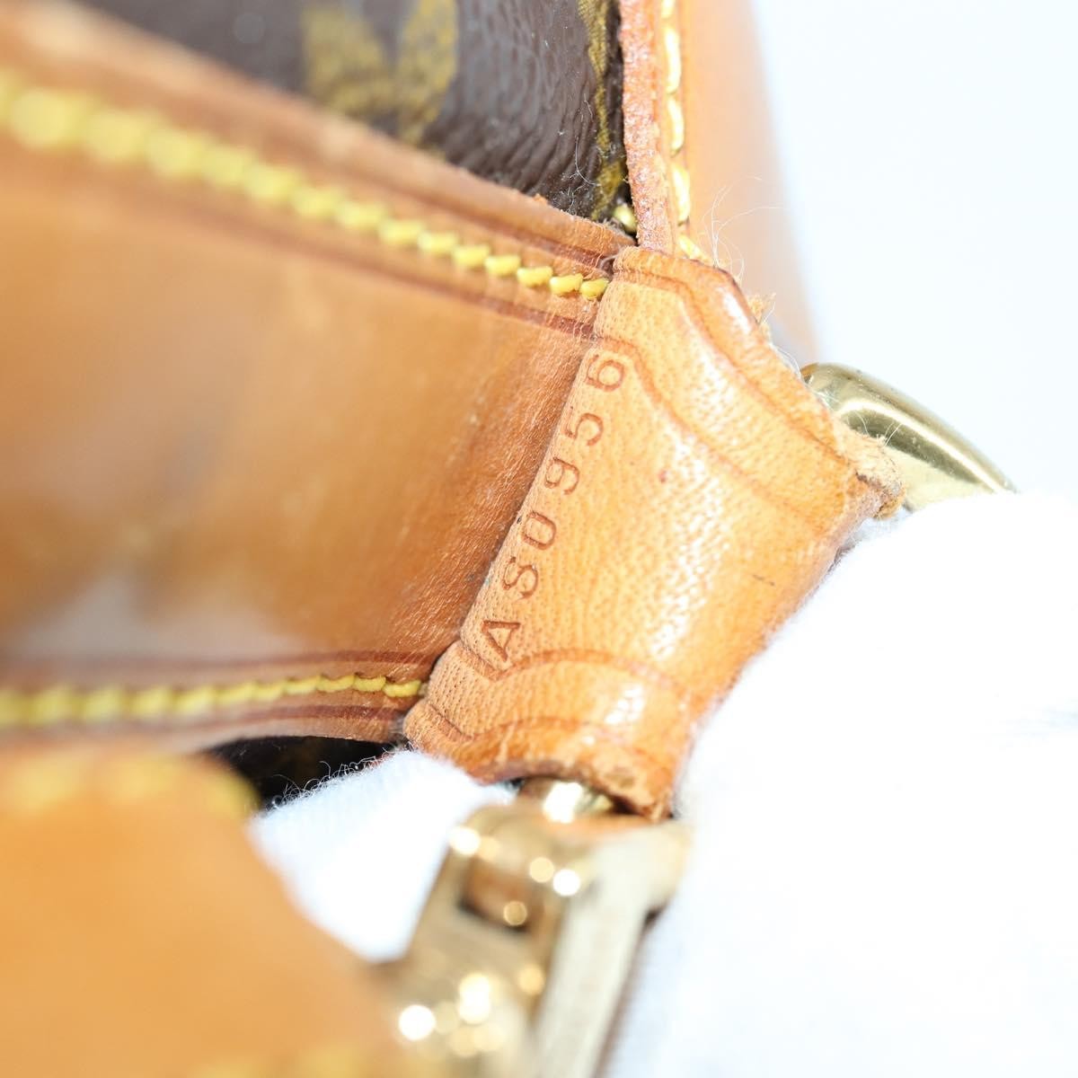 Louis Vuitton Romeo Gigli Handbag Monogram Canvas Brown Canvas Shoulder Bag Bag (Pre-Owned)