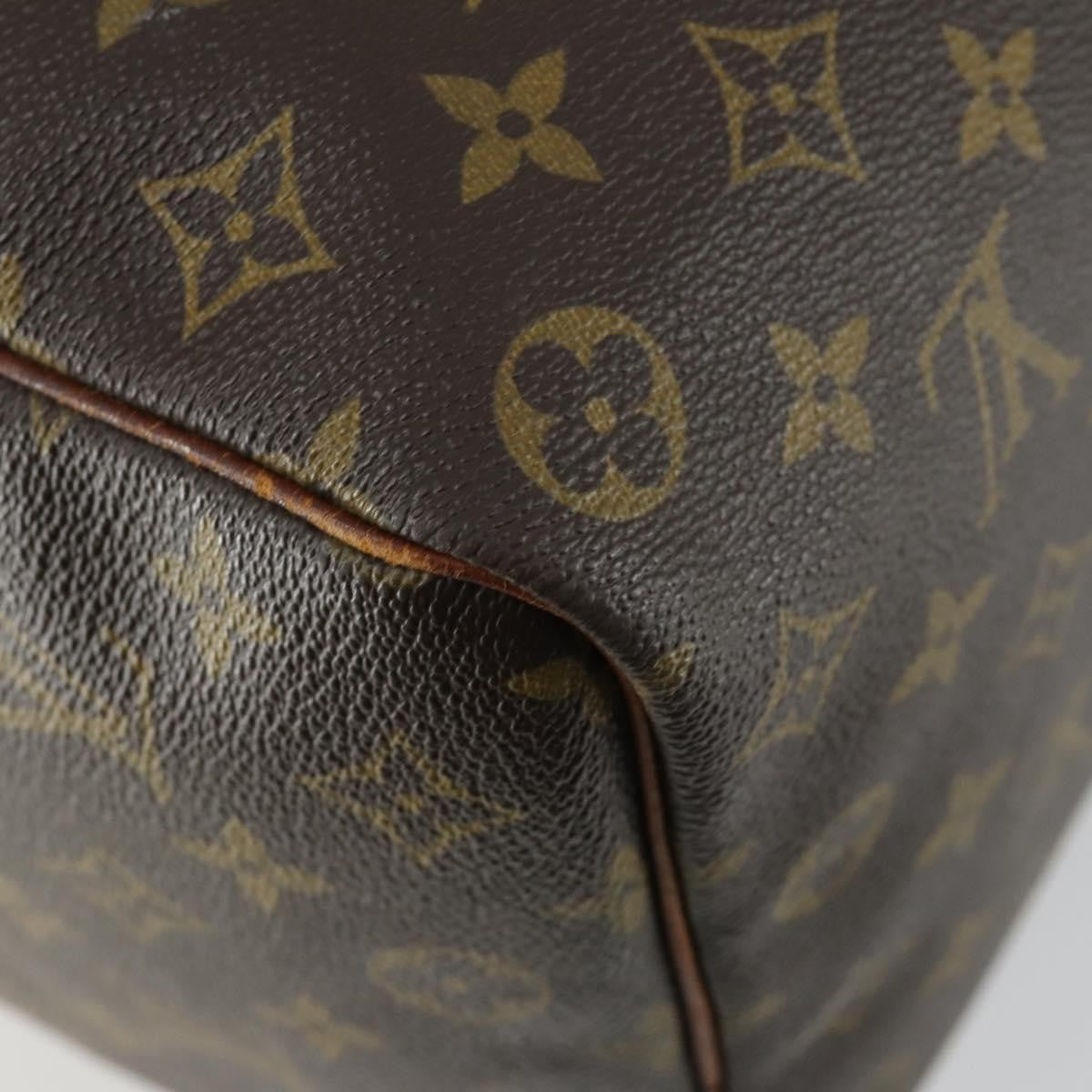Louis Vuitton Keepall Bag Monogram Canvas Brown Canvas Travel Bag Bag (Pre-Owned)