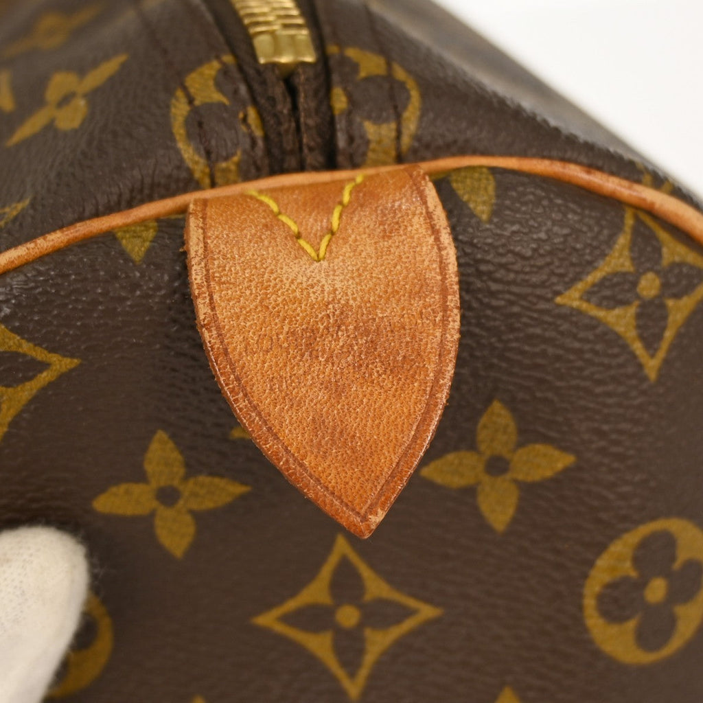 Louis Vuitton Keepall Bag Monogram Canvas Brown Canvas Travel Bag Bag (Pre-Owned)