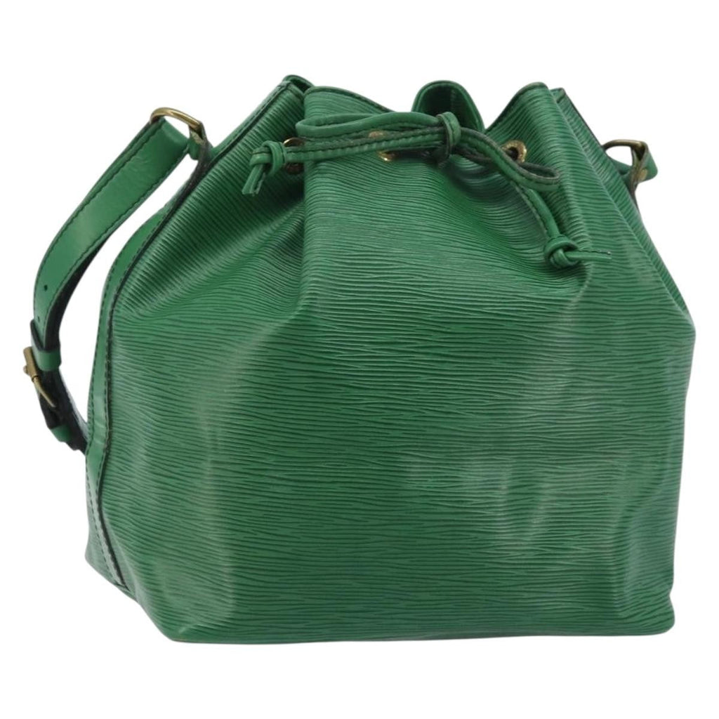Louis Vuitton Petit Noe Handbag Epi Leather Green Leather Shoulder Bag Bag (Pre-Owned)