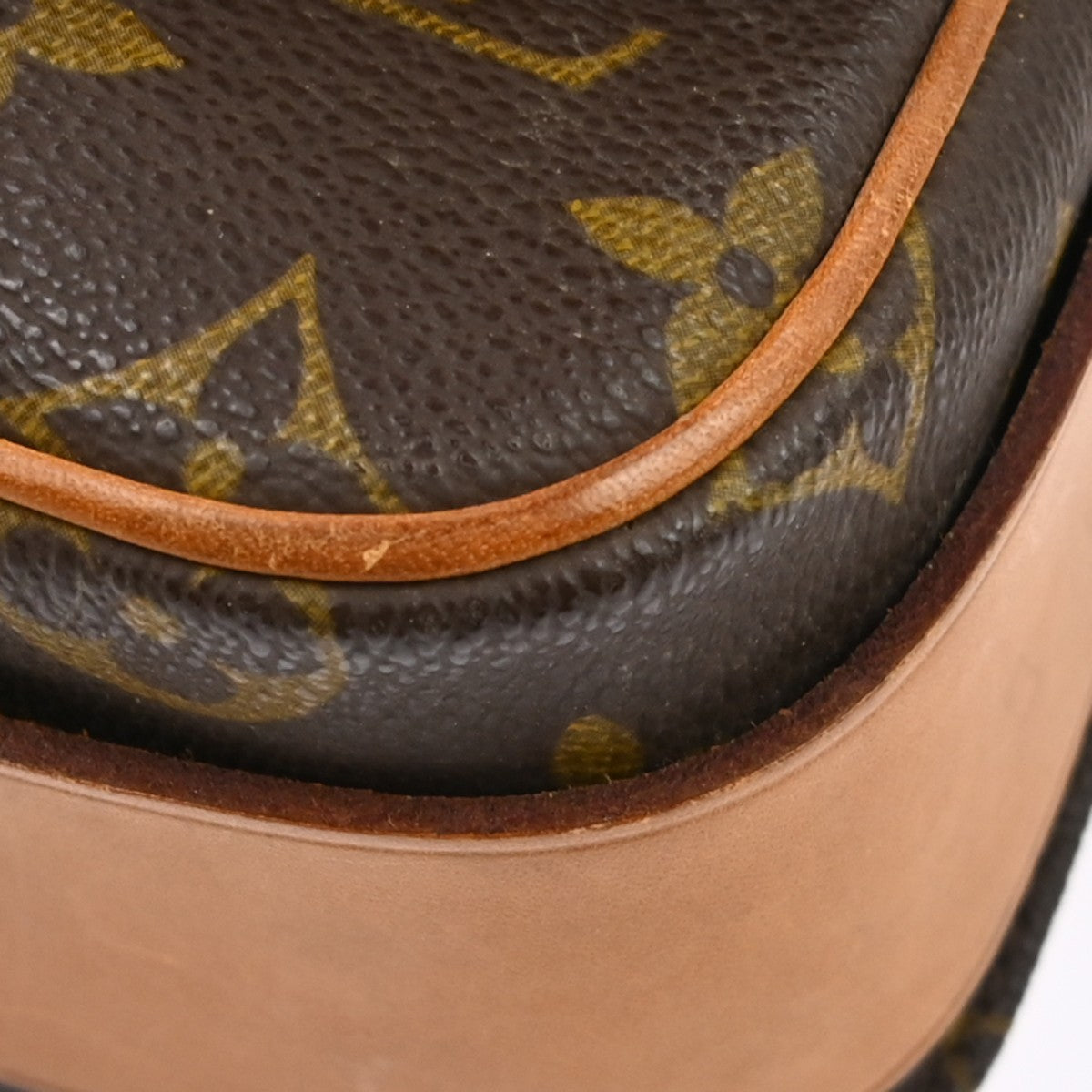 Louis Vuitton Cartouchiere Handbag Monogram Canvas Brown Canvas Crossbody Bag Bag (Pre-Owned)