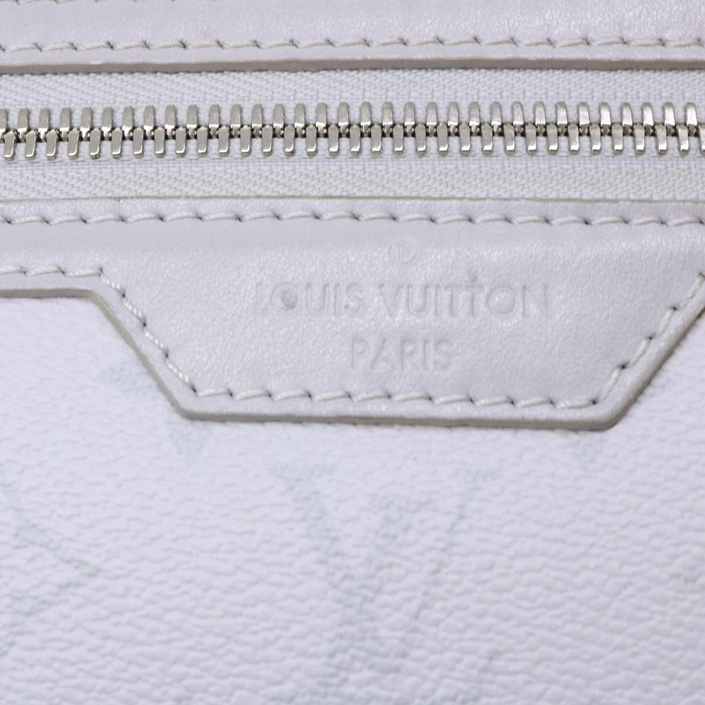 Louis Vuitton Double Flat Messenger Bag Limited Edition Logo Story Monogram Canvas And Denim Multicolour Canvas Clutche & Pouche Bag (Pre-Owned)