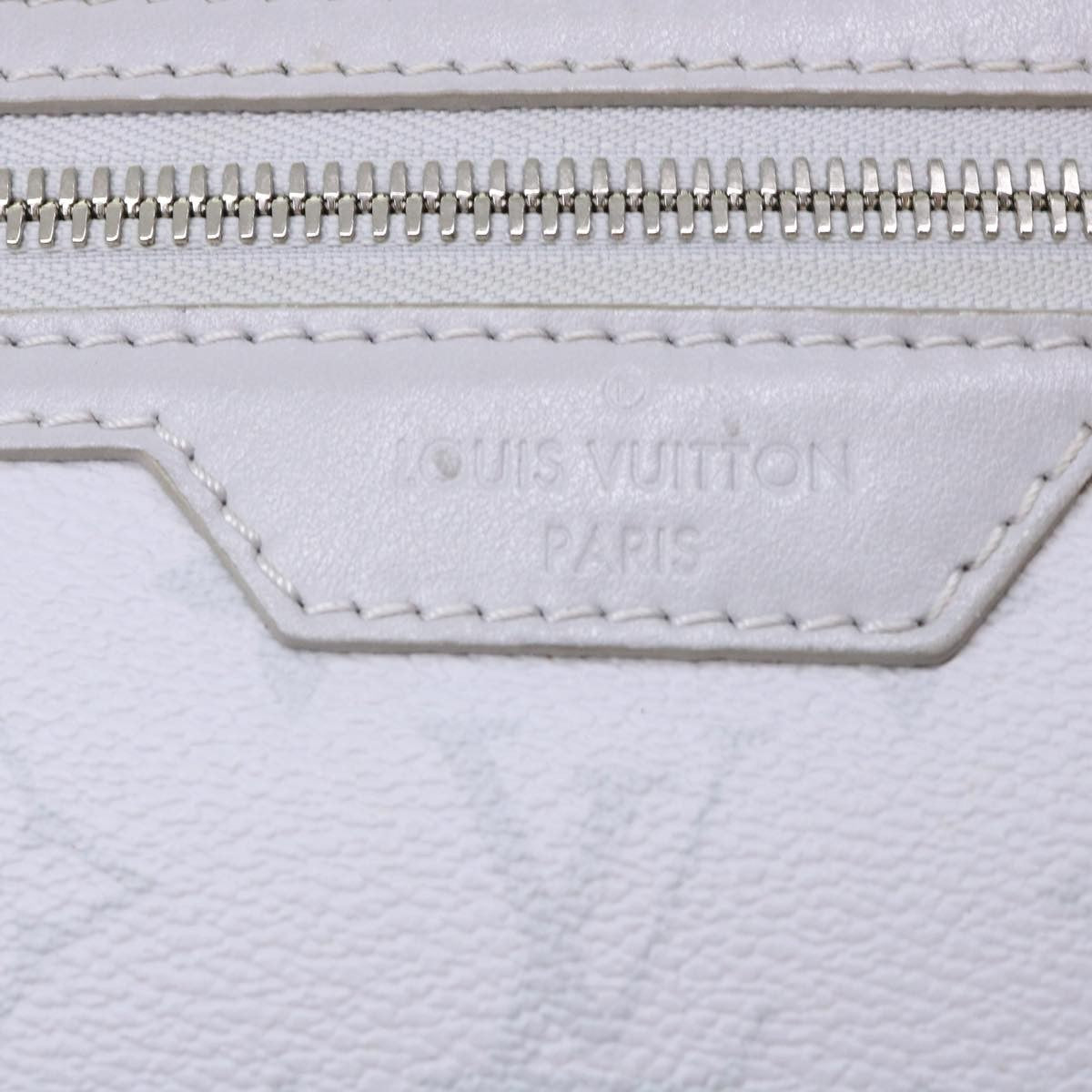 Louis Vuitton Double Flat Messenger Bag Limited Edition Logo Story Monogram Canvas And Denim Multicolour Canvas Clutche & Pouche Bag (Pre-Owned)