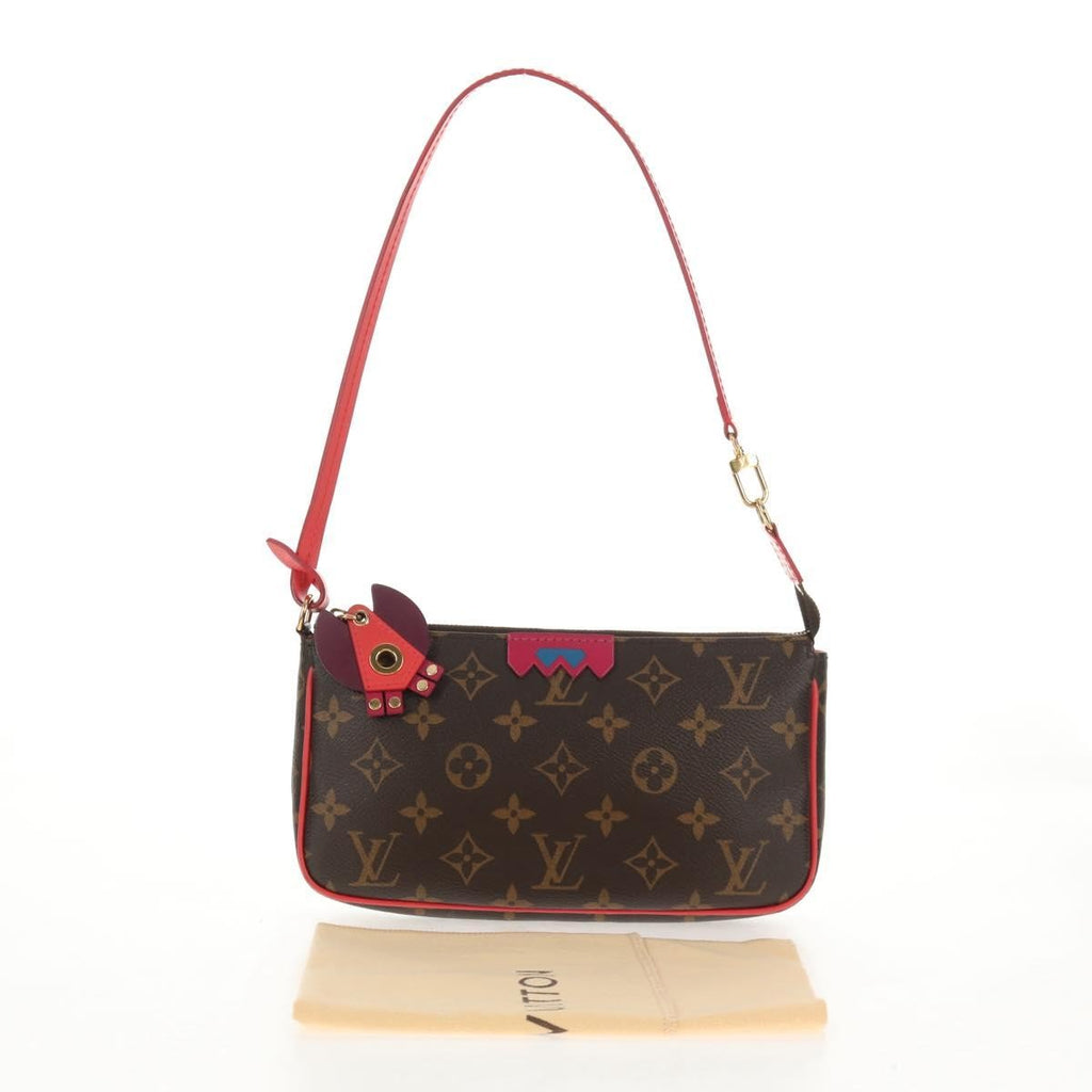 Louis Vuitton Pochette Accessoires Nm Limited Edition Totem Monogram Canvas Brown Canvas Clutche & Pouche Bag (Pre-Owned)