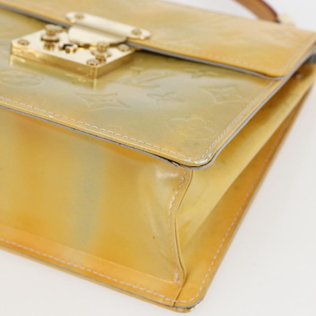 Louis Vuitton Spring Street Nm Handbag Patent Leather Gray Patent_Leather Handbag (Pre-Owned)