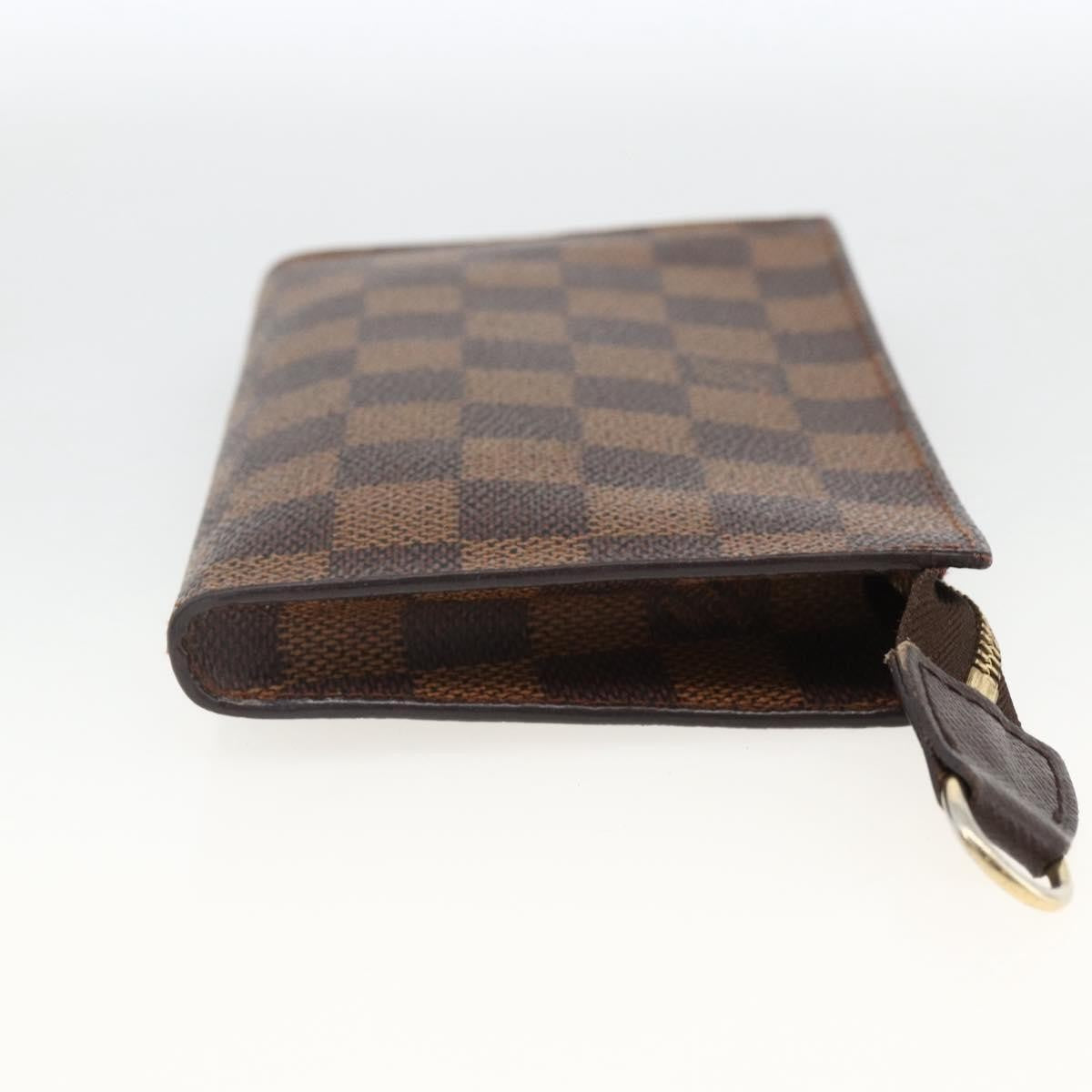 Louis Vuitton Marais Bucket Zip Pouch Damier Brown Canvas Clutche & Pouche Bag (Pre-Owned)