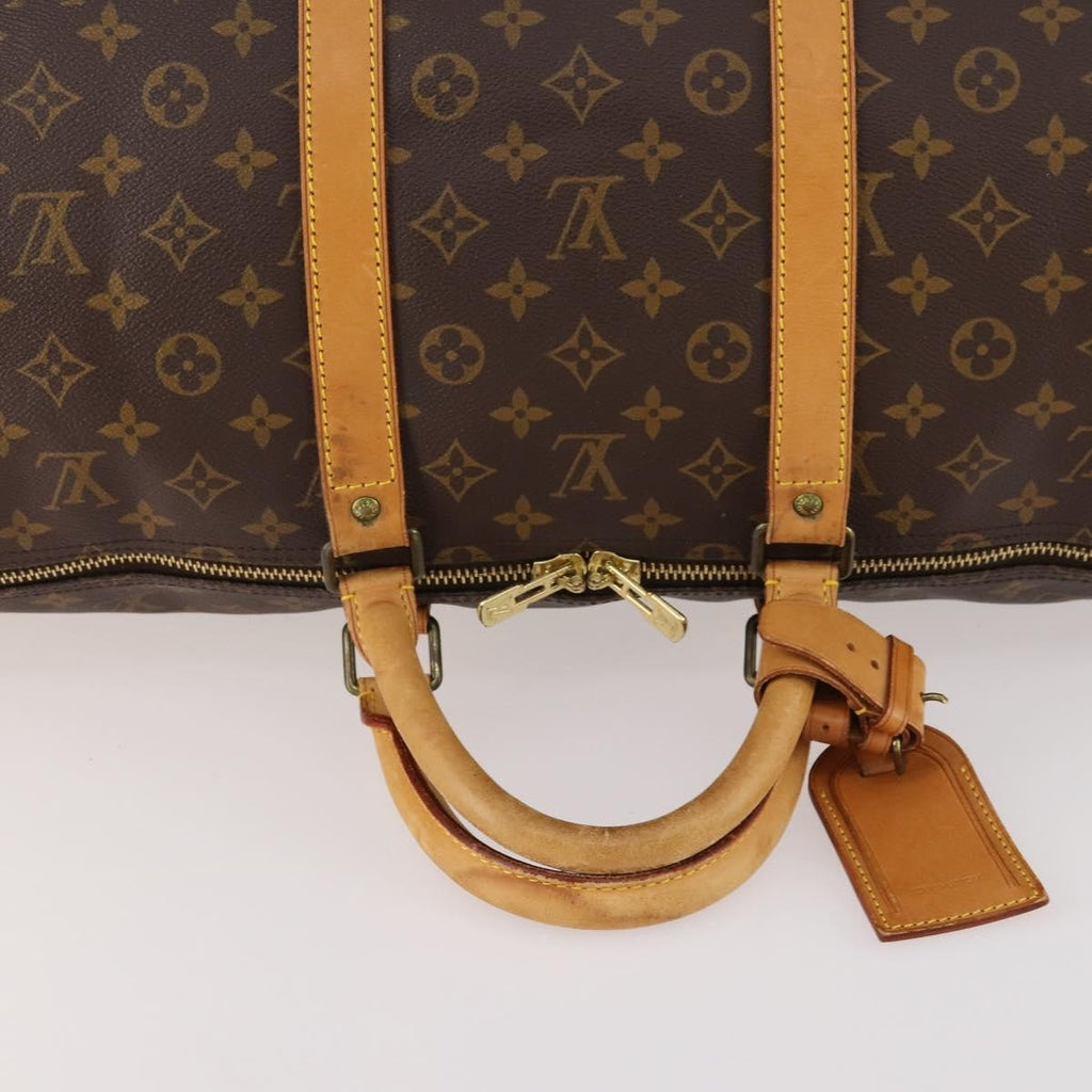 Louis Vuitton Keepall Bag Monogram Canvas Brown Canvas Travel Bag Bag (Pre-Owned)
