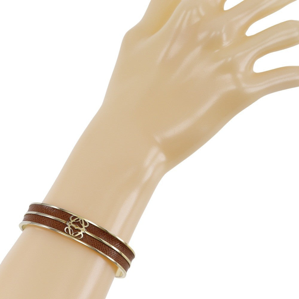Louis Vuitton Anagram Bangle Gold Plated Gold Gold_Plated Bracelet Jewelry (Pre-Owned)