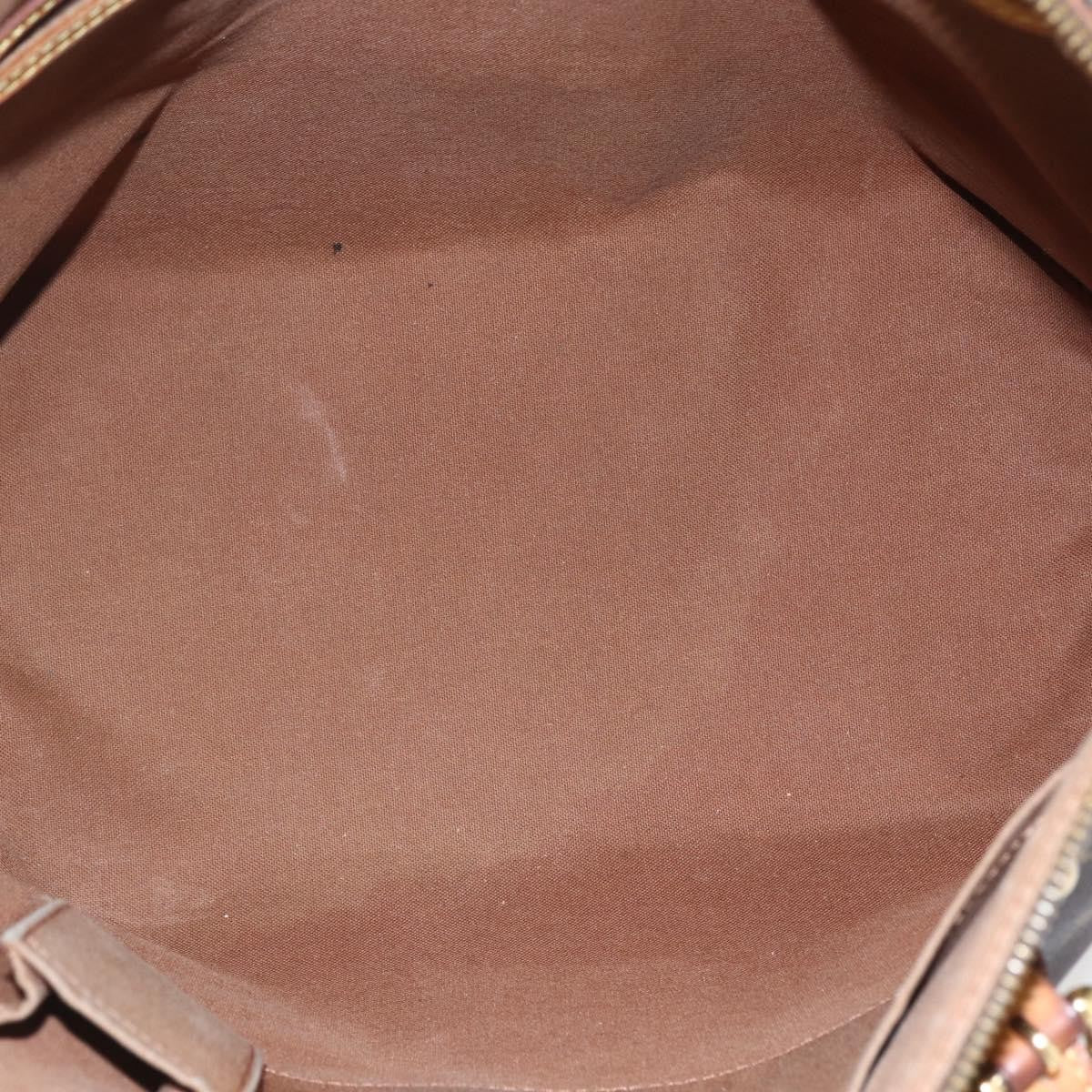 Louis Vuitton Palermo Handbag Monogram Canvas Brown Canvas Tote Bag Bag (Pre-Owned)