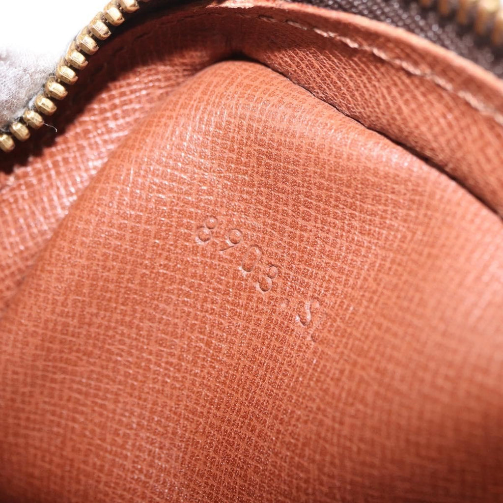 Louis Vuitton Danube Handbag Monogram Canvas Brown Canvas Shoulder Bag Bag (Pre-Owned)