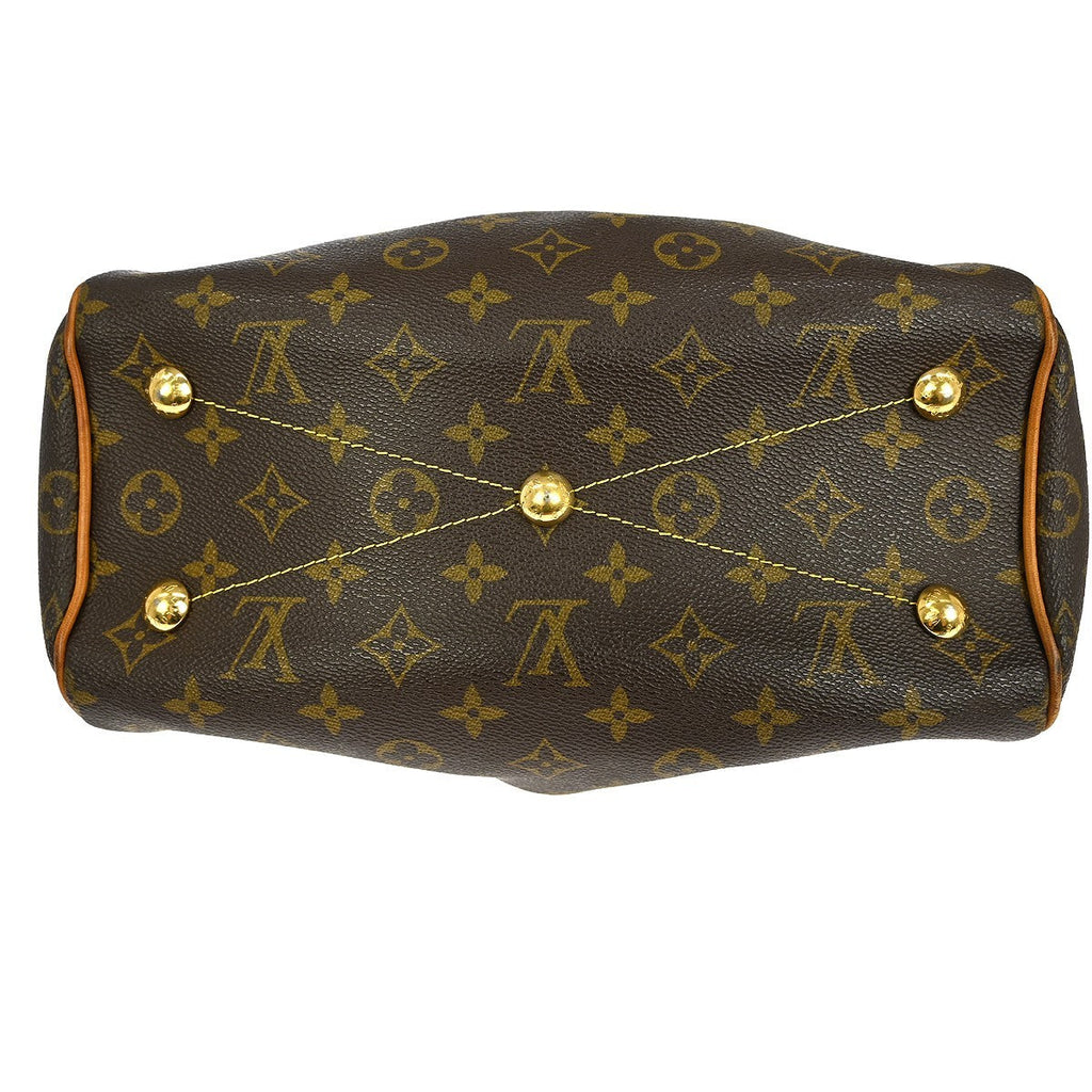 Louis Vuitton Tivoli Handbag Monogram Canvas Brown Canvas Shoulder Bag Bag (Pre-Owned)