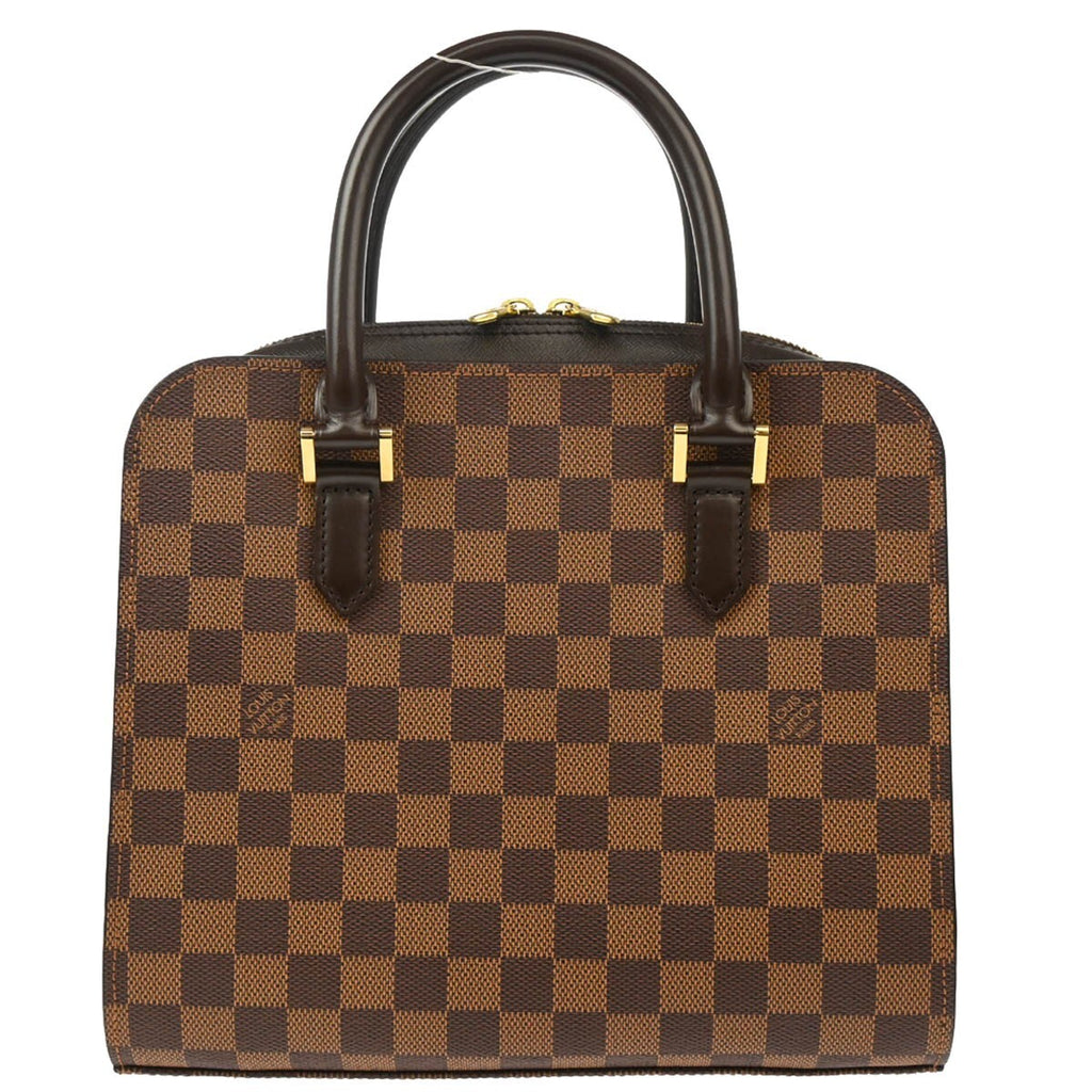 Louis Vuitton Triana Bag Damier Brown Canvas Handbag (Pre-Owned)