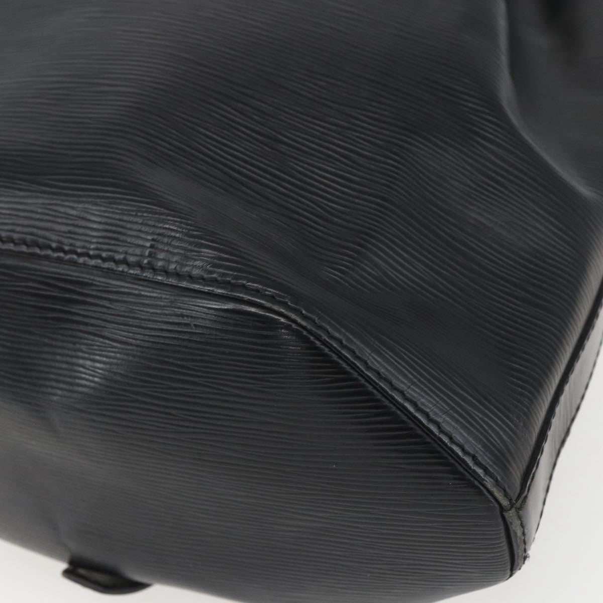 Louis Vuitton Sac A Dos Drawstring Backpack Epi Leather Black Leather Backpack Bag (Pre-Owned)