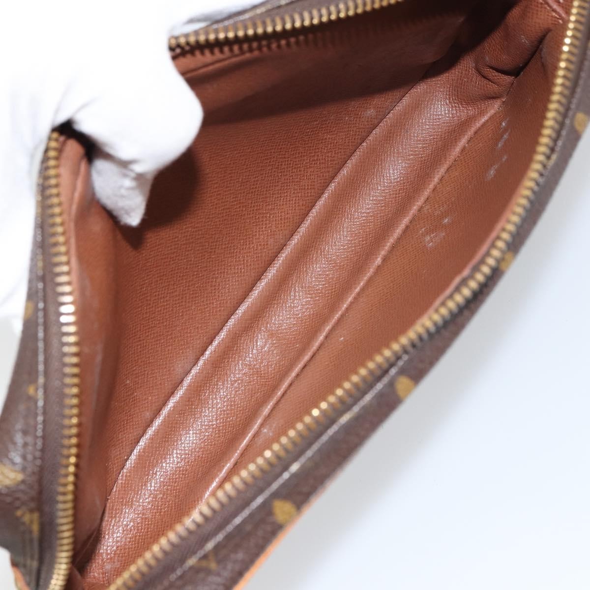 Louis Vuitton Marly Dragonne Clutch Monogram Canvas Brown Canvas Clutche & Pouche Bag (Pre-Owned)