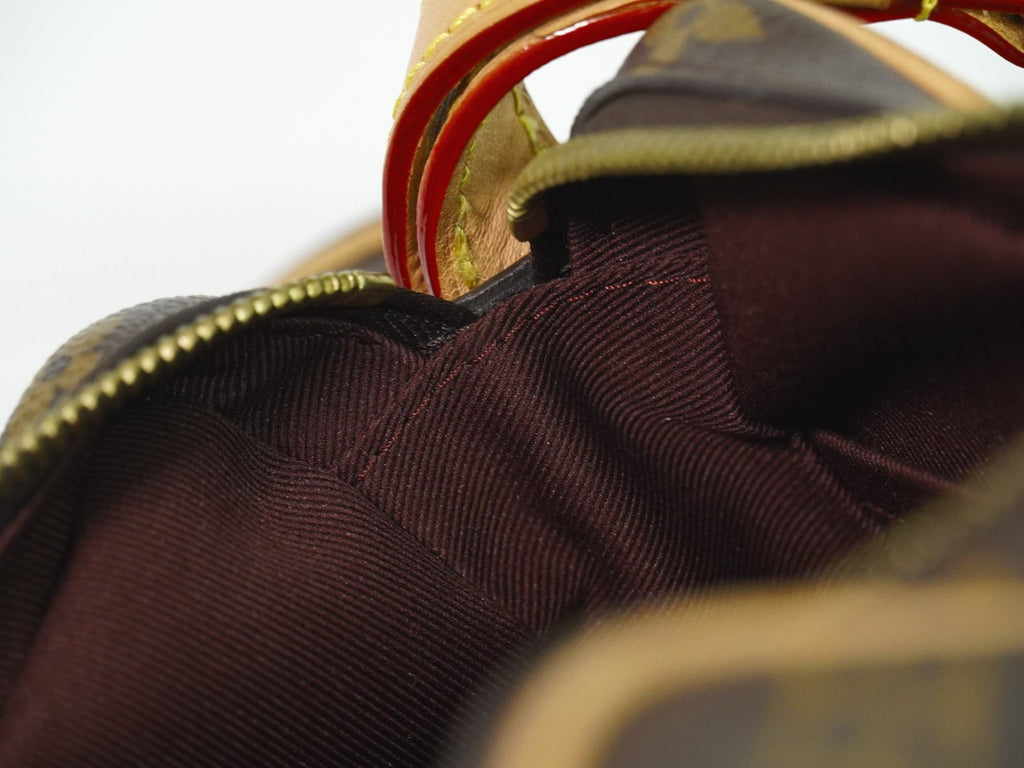 Louis Vuitton Croissant Handbag Monogram Canvas Brown Canvas Shoulder Bag Bag (Pre-Owned)