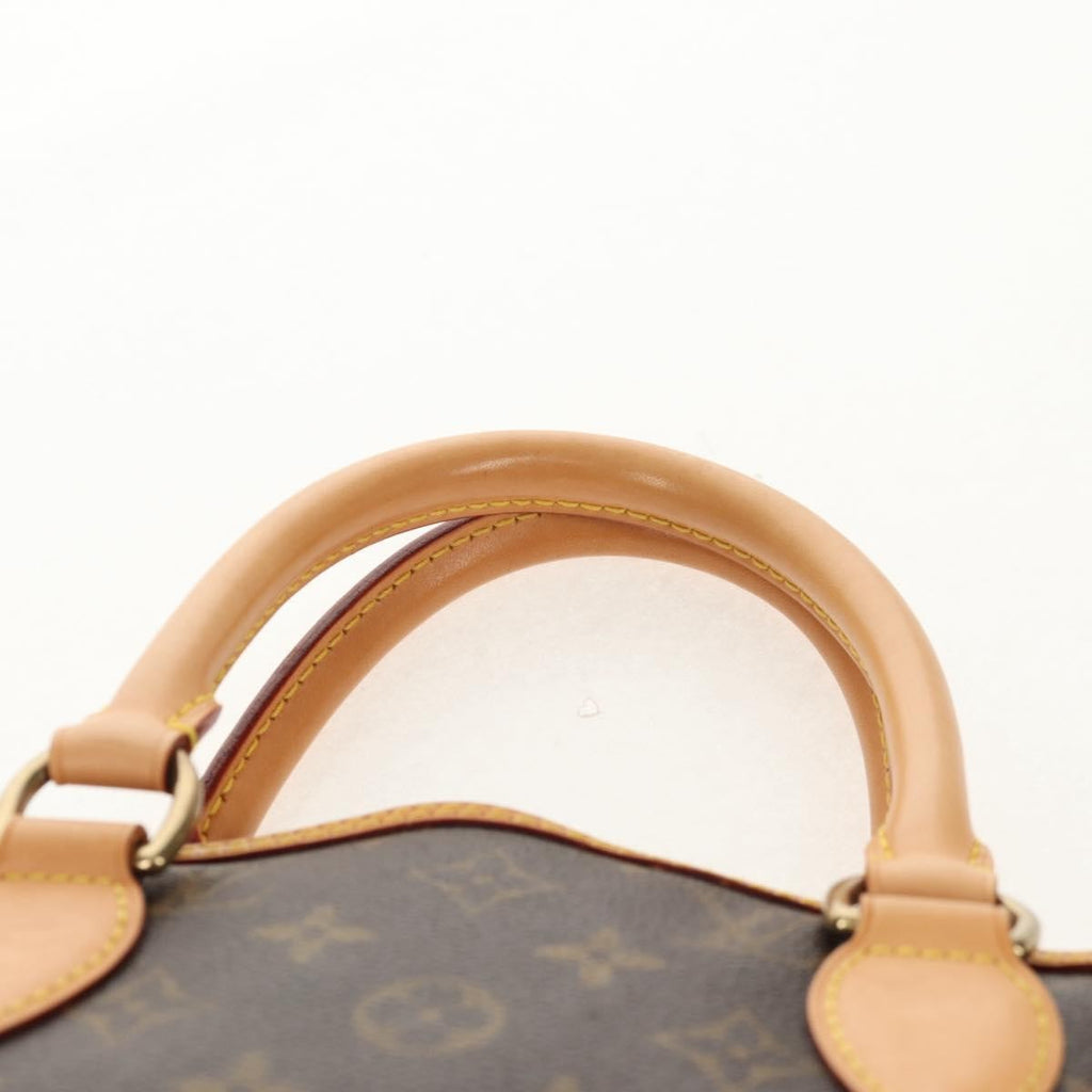 Louis Vuitton Lockit Handbag Monogram Canvas Brown Canvas Handbag (Pre-Owned)