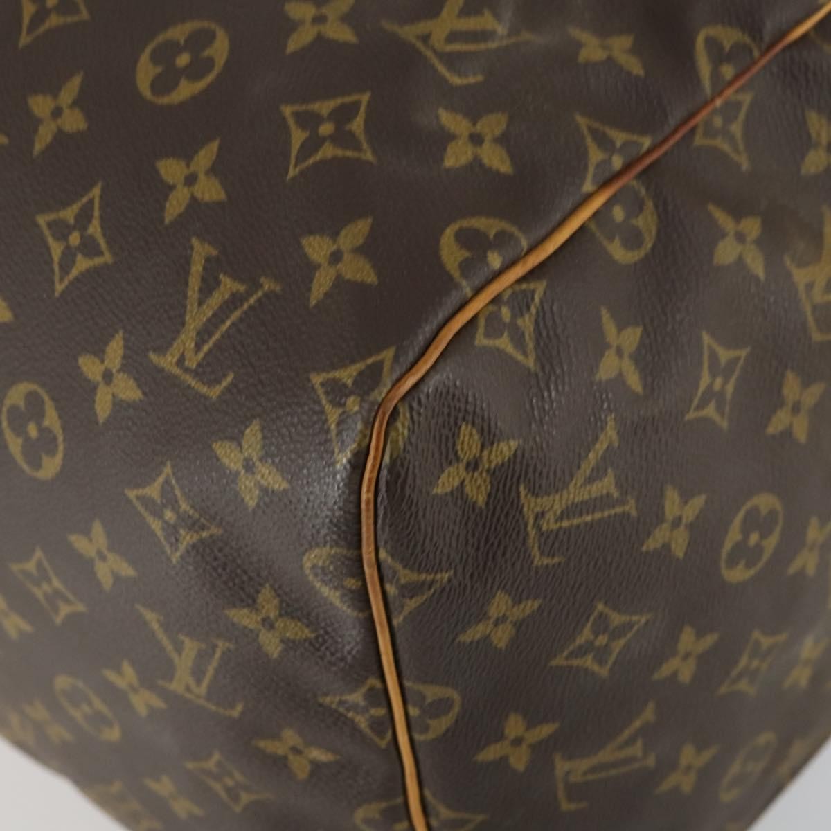 Louis Vuitton Keepall Bag Monogram Canvas Brown Canvas Travel Bag Bag (Pre-Owned)
