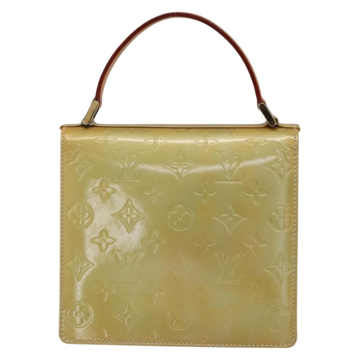 Louis Vuitton Spring Street Nm Handbag Patent Leather Gray Patent_Leather Handbag (Pre-Owned)