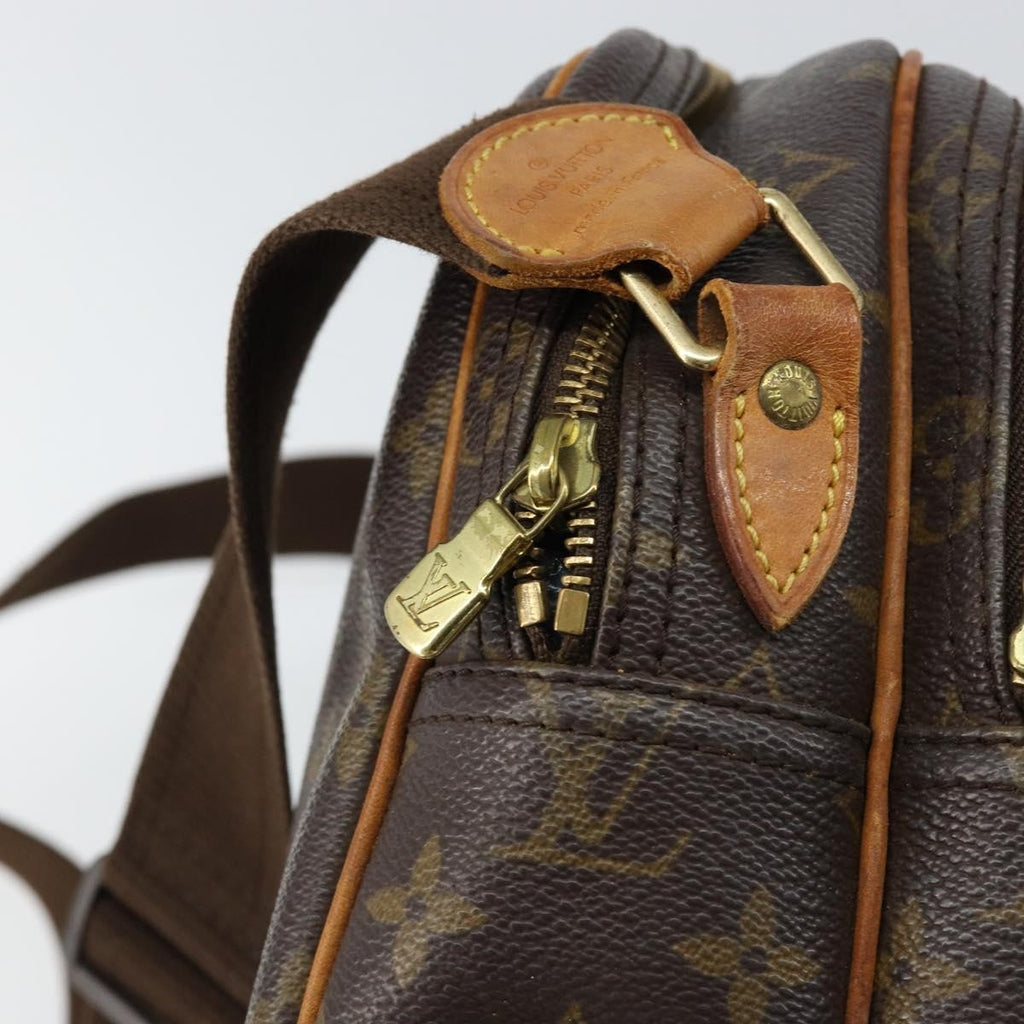 Louis Vuitton Reporter Bag Monogram Canvas Brown Canvas Shoulder Bag Bag (Pre-Owned)