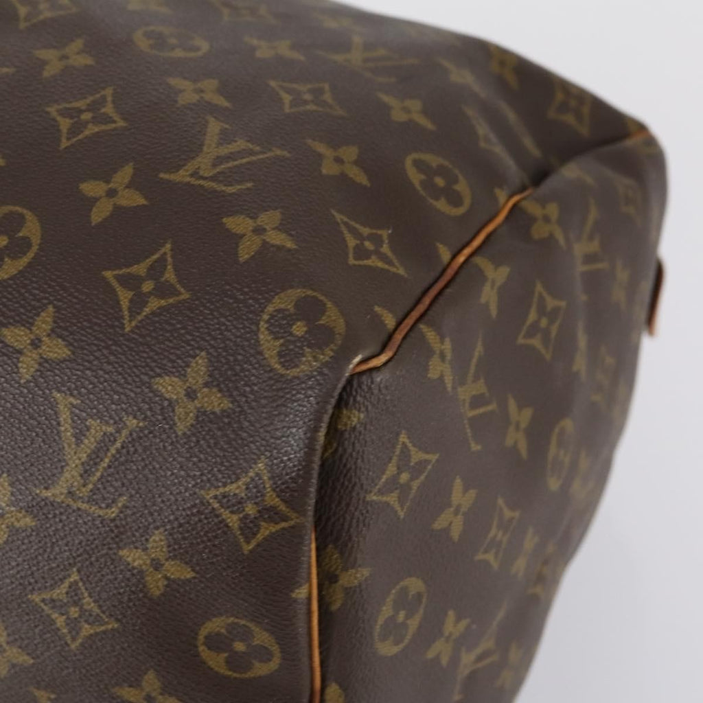 Louis Vuitton Keepall Bag Monogram Canvas Brown Canvas Travel Bag Bag (Pre-Owned)