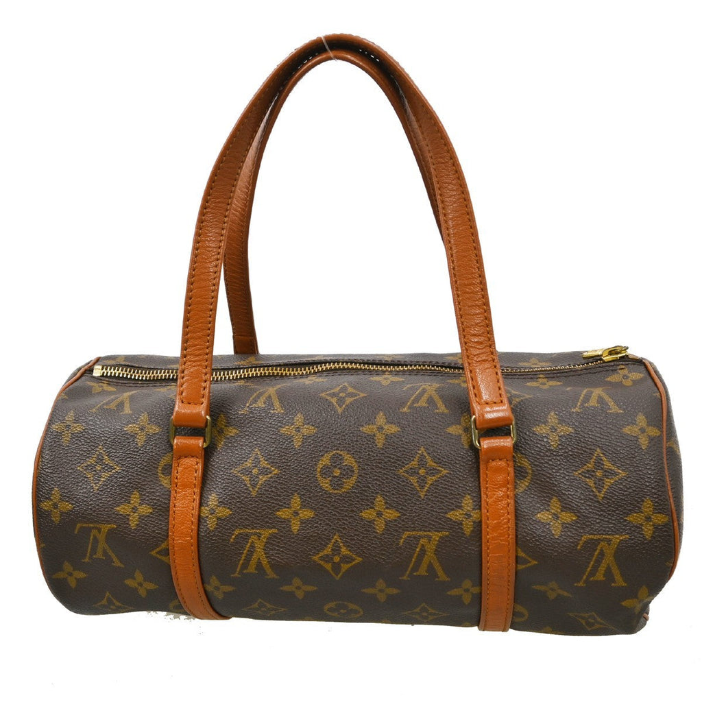 Louis Vuitton Papillon Handbag Monogram Canvas Brown Canvas Handbag (Pre-Owned)