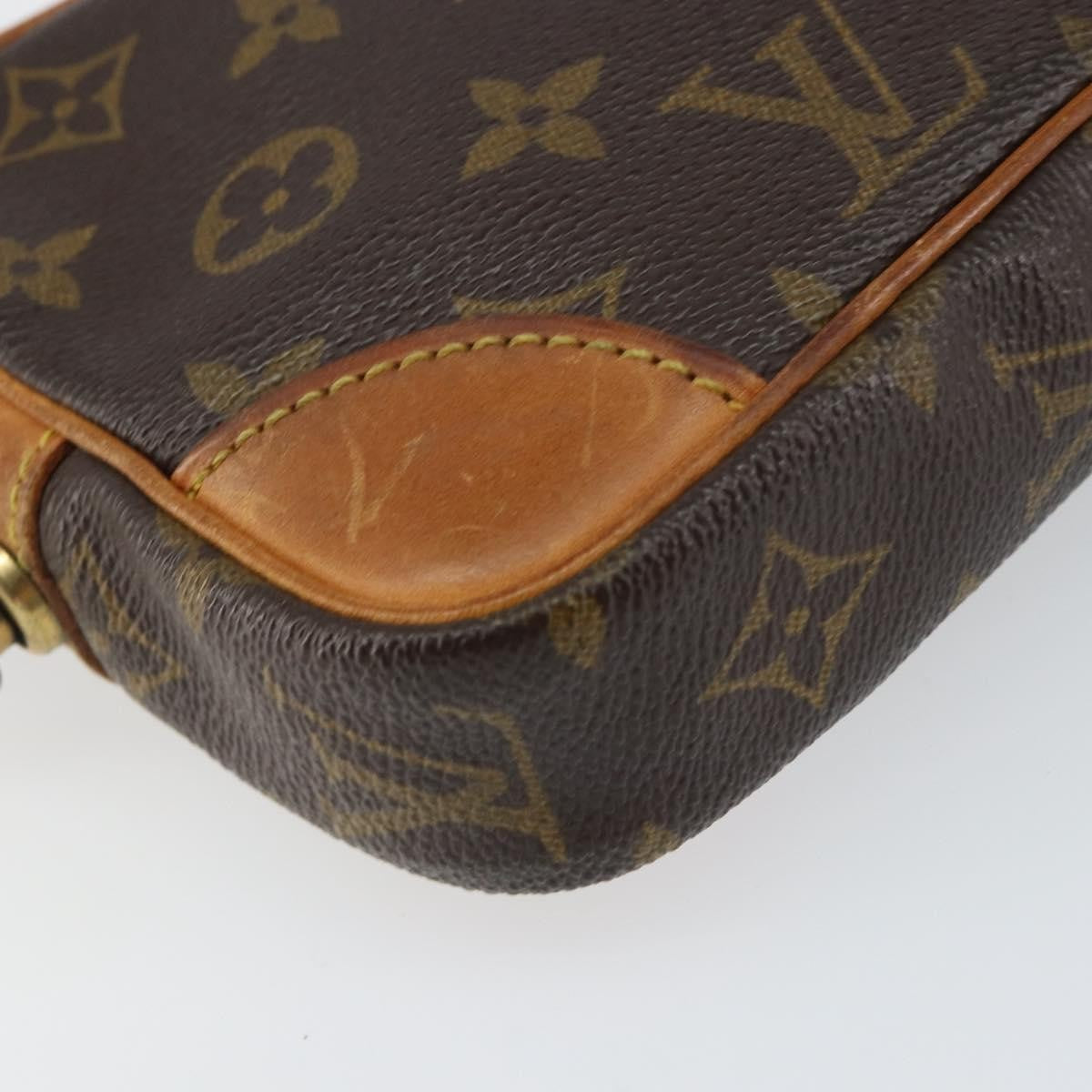 Louis Vuitton Marly Dragonne Clutch Monogram Canvas Brown Canvas Clutche & Pouche Bag (Pre-Owned)