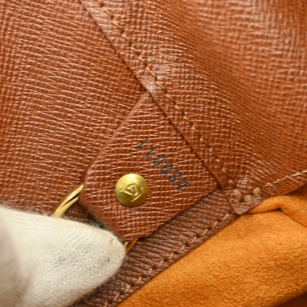 Louis Vuitton Musette Handbag Monogram Canvas Brown Canvas Shoulder Bag Bag (Pre-Owned)