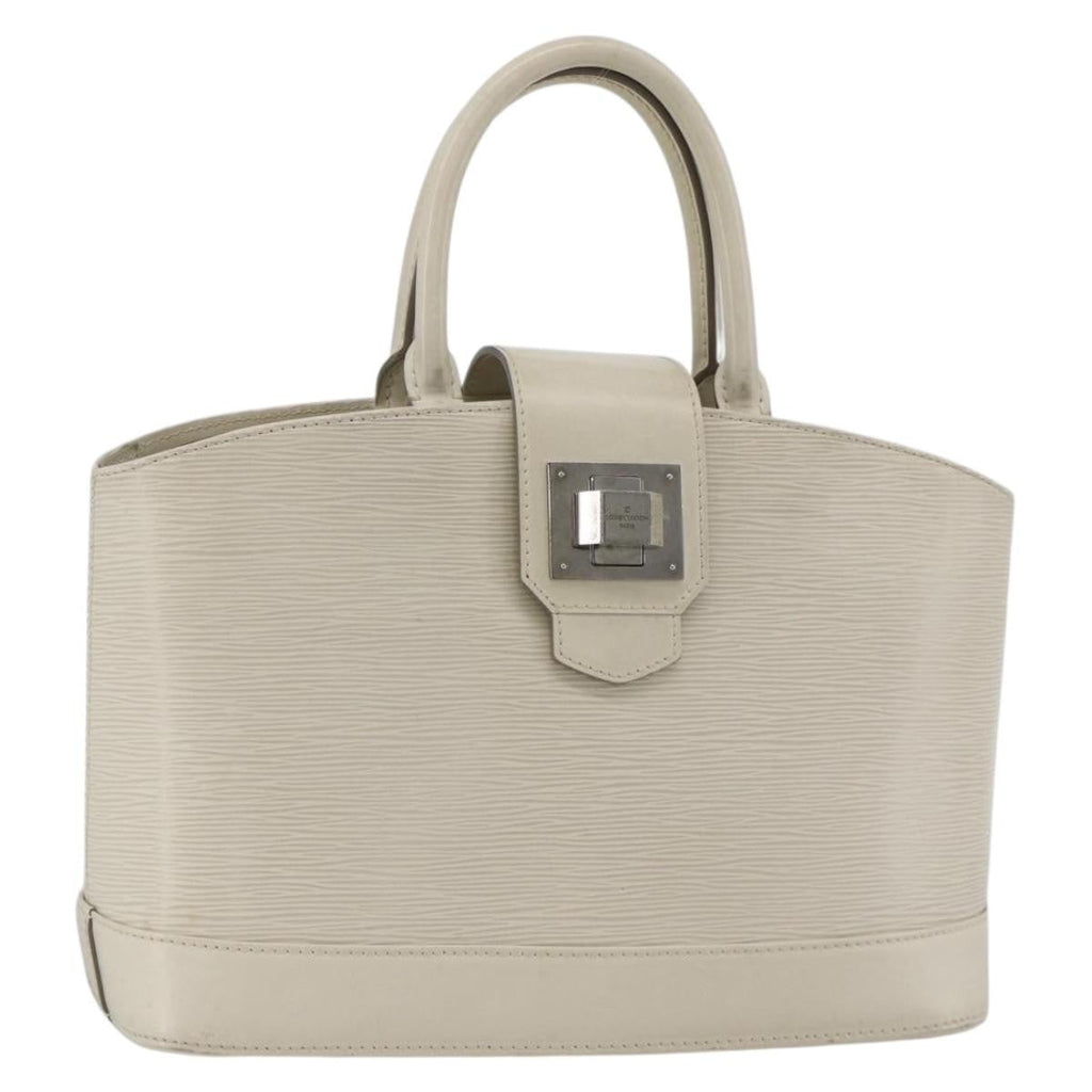 Louis Vuitton Mirabeau Handbag Epi Leather Ecru Leather Handbag (Pre-Owned)