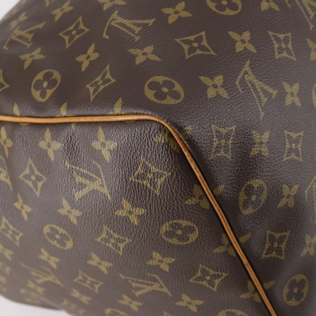Louis Vuitton Keepall Bag Monogram Canvas Brown Canvas Travel Bag Bag (Pre-Owned)