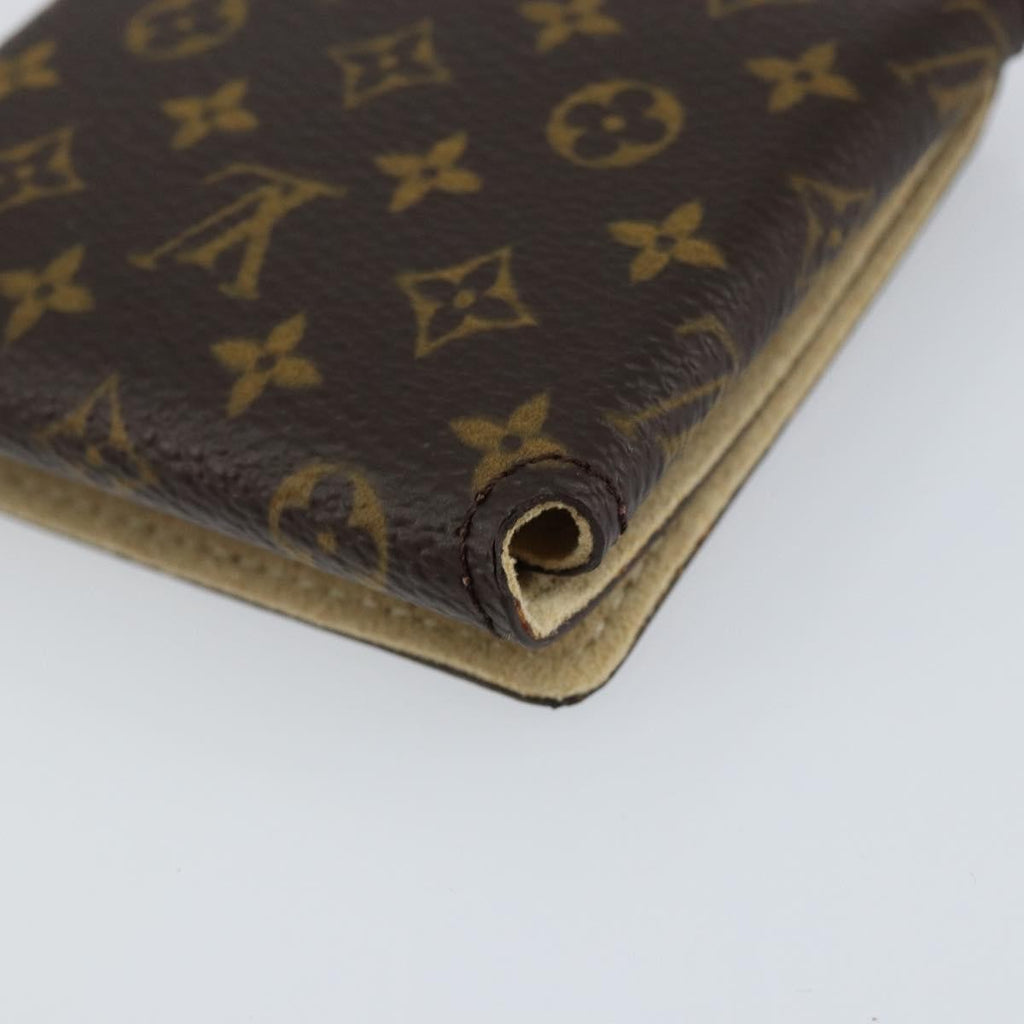 Louis Vuitton Case Jewelry Box Canvas Brown Canvas Wallets Accessory (Pre-Owned)