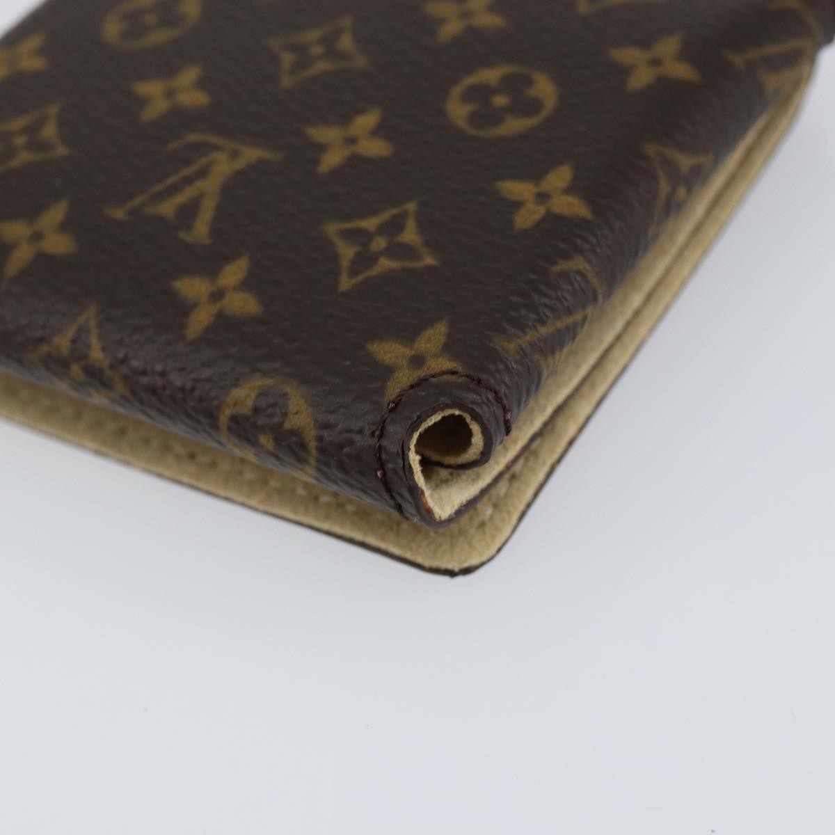 Louis Vuitton Case Jewelry Box Canvas Brown Canvas Wallets Accessory (Pre-Owned)