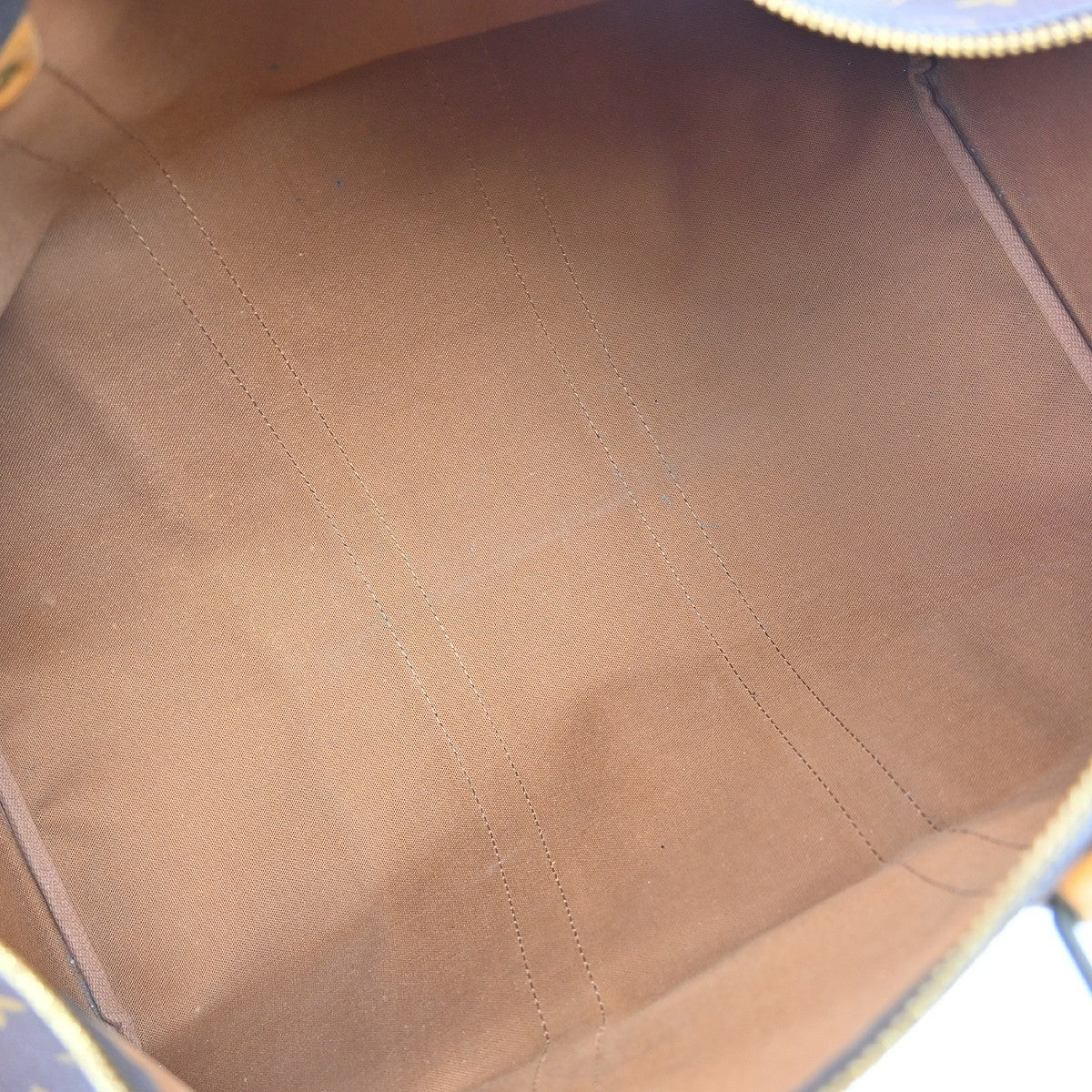 Louis Vuitton Keepall Bag Monogram Canvas Brown Canvas Travel Bag Bag (Pre-Owned)