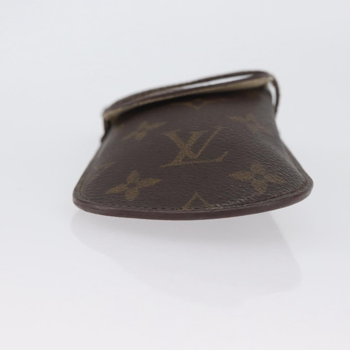 Louis Vuitton Etui À Lunette Canvas Brown Canvas Wallets Accessory (Pre-Owned)