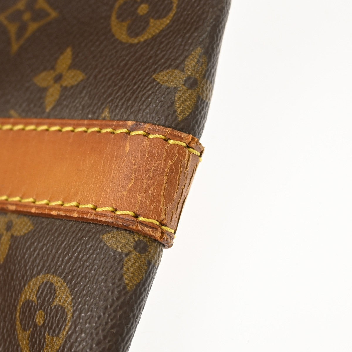 Louis Vuitton Keepall Bag Monogram Canvas Brown Canvas Travel Bag Bag (Pre-Owned)