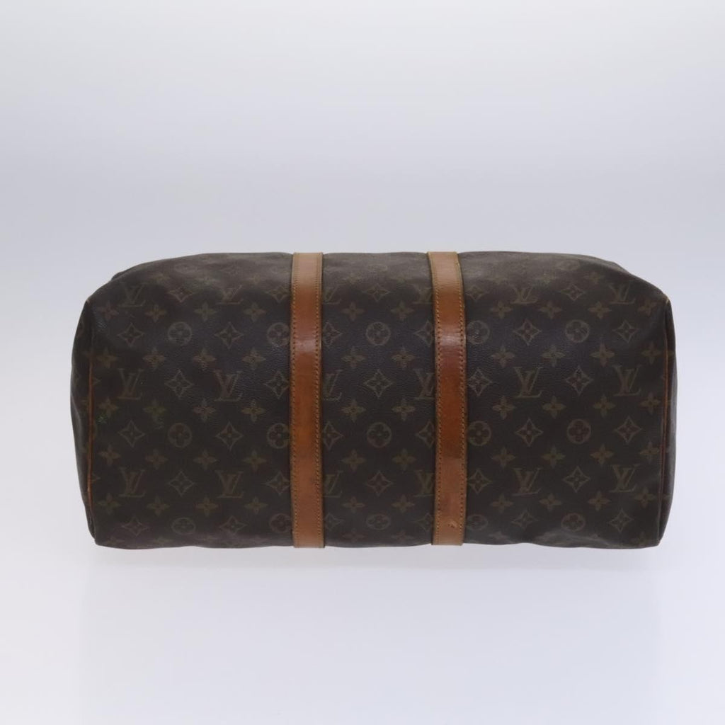 Louis Vuitton Keepall Bag Monogram Canvas Brown Canvas Travel Bag Bag (Pre-Owned)