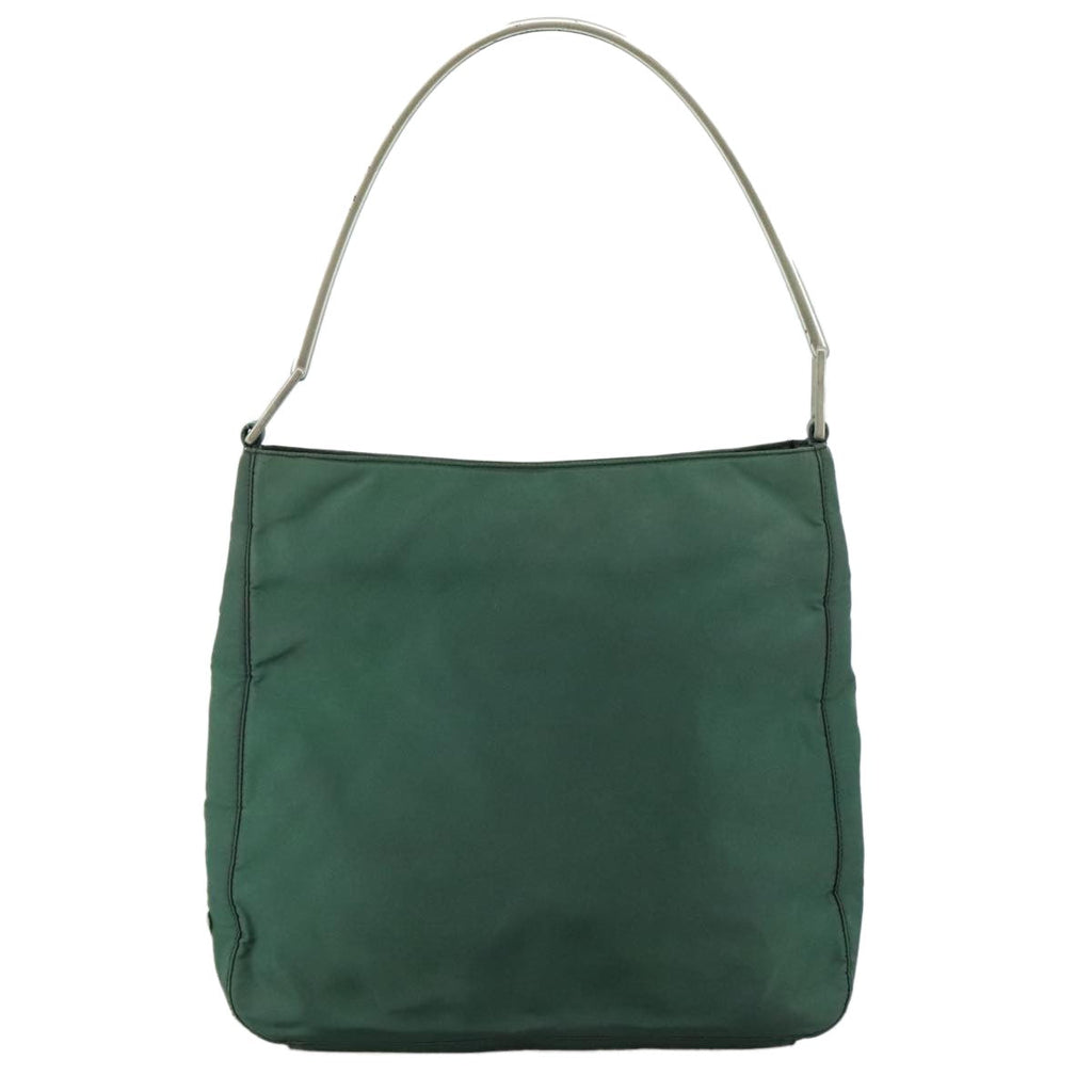 Prada Vintage Shoulder Bag Tessuto Green Nylon Shoulder Bag Bag (Pre-Owned)
